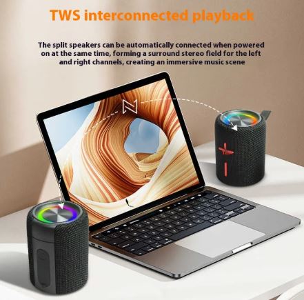 Magnetic Split Bluetooth Subwoofer Speaker – High-Fidelity Portable Audio